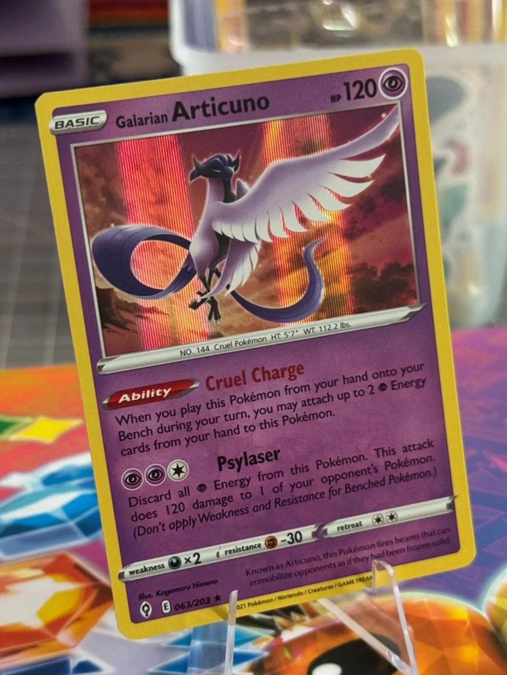 Galarian Articuno Zapdos Moltres Holo Set Evolving Skies Bundle